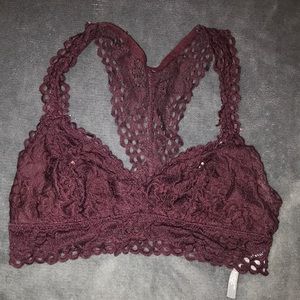 marron aerie bralette